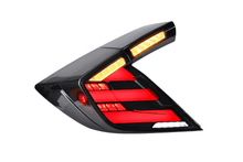 Load image into Gallery viewer, Honda Civic 10th Gen Hatchback and Type R Smoked Style LED Tail Lights Upgrade (2016-2021)