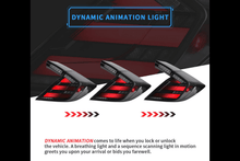 Load image into Gallery viewer, Honda Civic 10th Gen Hatchback and Type R Smoked Style LED Tail Lights Upgrade (2016-2021)