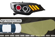 Load image into Gallery viewer, Honda Fit/Jazz 3rd Gen(GK/GH/GP) Black Demon Eyes Dual Beam Projector [Mustang Style] Headlights (2015 - 2020)