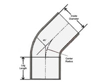 Load image into Gallery viewer, HPS 1-1/4" - 2" ID, Silicone 45 Degree Elbow Reducer Coupler Hose, High Temp 4-ply Reinforced, Blue, 32mm - 51mm ID