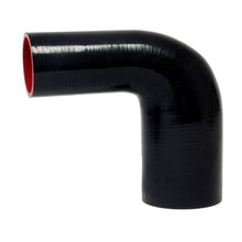 Load image into Gallery viewer, HPS Performance Products HPS 1-3/4" - 2-1/4" ID, Silicone 90 Degree Elbow Reducer Hose, High Temp 4-ply Reinforced (45mm - 57mm)