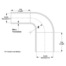 Load image into Gallery viewer, HPS Performance Products HPS 2-1/2" - 3" ID, Silicone 90 Degree Elbow Reducer Hose, High Temp 4-ply Reinforced (63mm - 76mm)
