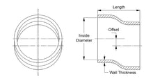 Load image into Gallery viewer, HPS Performance Products HPS 3" Silicone Offset Straight Coupler Hose, High Temp 4-ply Reinforced