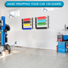 Load image into Gallery viewer, Car Vinyl Wrap Wrapping Sheet Sticker Decal Wall Rack/Holder Brown Shipping Paper Dispenser - 156cm