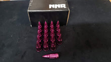 Load image into Gallery viewer, NNR Steel Wheel Lug Nuts Close Ended with Bullet Spike 58mm 20pcs