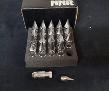 Load image into Gallery viewer, NNR Steel Extended Spline Wheel Lug Nuts with Spike 78mm 20pcs