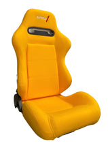 Load image into Gallery viewer, SPDZ1 Canary ST1 Racing Seats Yellow Cloth Reclinable