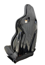 Load image into Gallery viewer, SPDZ1 GT1 Racing Seats Black Leather/Black Suede/Double Stripe