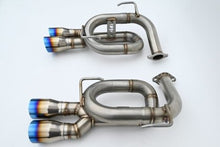 Load image into Gallery viewer, Invidia [22-26 WRX] Twin Loop 3.5in. Single Layer T.I Tip Axle-Back Exhaust