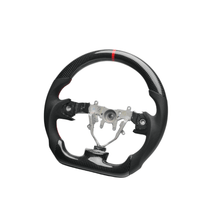 Load image into Gallery viewer, JDMuscle [08-14 WRX/STI] Carbon Lite Series Carbon Fiber Steering Wheel w/ Red Accents