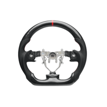 Load image into Gallery viewer, JDMuscle [08-14 WRX/STI] Carbon Lite Series Carbon Fiber Steering Wheel w/ Red Accents