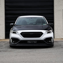 Load image into Gallery viewer, JDMuscle [22-25 WRX w/ FMIC] Carbon Fiber Scoopless Hood V1