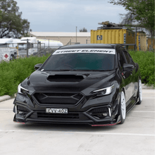 Load image into Gallery viewer, JDMuscle [22-26 WRX] 3-Piece V2 Front Lip | Paint Matched / Carbon Fiber