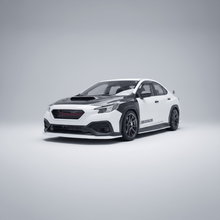 Load image into Gallery viewer, JDMuscle [22-26 WRX] Spec CS 3-Piece Front Lip Paint Matched / Gloss Black / RAW ABS