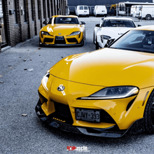 Load image into Gallery viewer, JDMuscle Tanso Carbon Fiber AM Style Front Lip for 2020+ Toyota Supra *Special Order*
