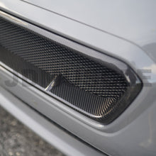 Load image into Gallery viewer, JDMuscle Tanso Carbon Fiber / Gloss Black Grille V4 - 15-17 WRX/STI