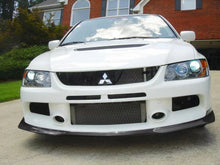 Load image into Gallery viewer, JDMuscle Tanso Carbon Fiber RA Style Front Lip for 2005-2007 Mitsubishi Evolution 9
