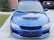 Load image into Gallery viewer, JDMuscle Tanso Carbon Fiber RA Style Front Lip for 2005-2007 Mitsubishi Evolution 9