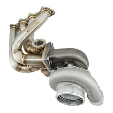 Load image into Gallery viewer, B Series Forward Front Facing Turbo Manifold T4 B16 B18 B20 GSR B18C SFWD GTX3582