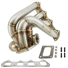 Load image into Gallery viewer, B Series Forward Front Facing Turbo Manifold T4 B16 B18 B20 GSR B18C SFWD 44mm