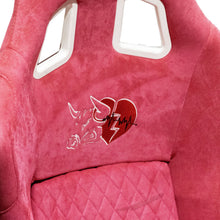 Load image into Gallery viewer, Pink Bull Boost Adjustable Racing Lowered Heartbreak Bucket Seat with Slider Rails