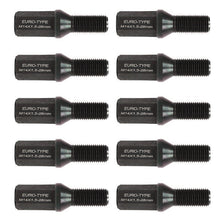 Load image into Gallery viewer, Godspeed Euro-Type Taper Cone Lug Bolts 10 Piece Set