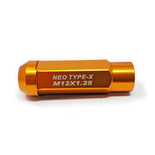 Load image into Gallery viewer, Godspeed New Type-X 60mm Open End Aluminum Lug Nuts 20 pcs. Set M12 X 1.25