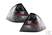 Load image into Gallery viewer, Mercedes Benz C-Class (203) Sedan Chrome Smoke LED Taillights Set (2005-2007)