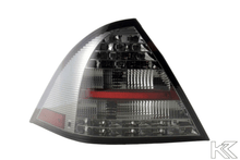 Load image into Gallery viewer, Mercedes Benz C-Class (203) Sedan Chrome Smoked LED Taillights Set (2001-2004)