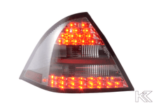 Load image into Gallery viewer, Mercedes Benz C-Class (203) Sedan Chrome Smoked LED Taillights Set (2001-2004)