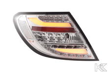 Load image into Gallery viewer, Mercedes Benz C-Class (204) Chrome Clear LED Taillights Set (2007-2011)