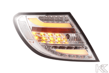 Load image into Gallery viewer, Mercedes Benz C-Class (204) Chrome Clear LED Taillights Set (2007-2011)