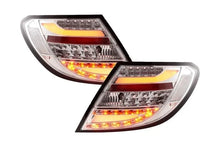 Load image into Gallery viewer, Mercedes Benz C-Class (204) Chrome Clear LED Taillights Set (2007-2011)