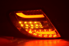 Load image into Gallery viewer, Mercedes Benz C-Class (204) Chrome Clear LED Taillights Set (2007-2011)