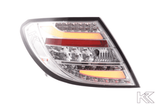 Load image into Gallery viewer, Mercedes Benz C-Class (204) Chrome Clear LED Taillights Set (2012-2014)
