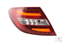 Load image into Gallery viewer, Mercedes Benz C-Class (204) Red LED Taillights Set (2007-2011)