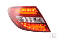 Load image into Gallery viewer, Mercedes Benz C-Class (204) Red LED Taillights Set (2007-2011)