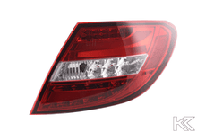 Load image into Gallery viewer, Mercedes Benz C-Class (204) Red LED Taillights Set (2007-2011)