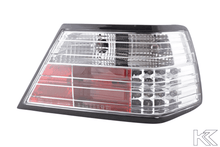 Load image into Gallery viewer, Mercedes-Benz E-Class (124) Limo/Sedan Clear LED Tail Lights (1985-1996)