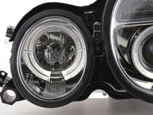 Load image into Gallery viewer, Mercedes Benz E-Class (210) Chrome Angel Eye Headlights (1999-2001)
