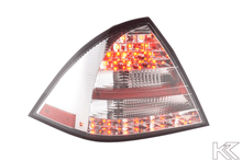 Load image into Gallery viewer, Mercedes W203 Chrome Clear LED Tail Lights (2001-2004)