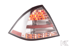 Load image into Gallery viewer, Mercedes W203 Chrome Clear LED Tail Lights (2005-2007)