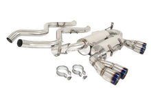 Load image into Gallery viewer, Megan Racing Axle-Back Exhaust - 2.5" Piping, Quad 3" Stainless Black Chrome Tips for 2008-2011 BMW M3 Base