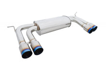 Load image into Gallery viewer, Megan Racing Axle Back Exhaust for 2010-2014 BMW X5M / X6M Blue Titanium Tips