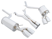 Load image into Gallery viewer, Megan Racing Axle Back Exhaust for 2012-2015 Mercedes Benz C63 AMG - Stainless Rolled Tips
