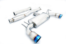Load image into Gallery viewer, Megan Racing Cat-Back Exhaust System for 2008-2011 Mitsubishi Lancer Evo 10 3" Pipe Dual 4" Ti-Tip Silencer