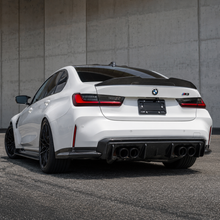 Load image into Gallery viewer, Carbon Fiber Rear Diffuser Corner Extensions for BMW G80 M3 G82 M4