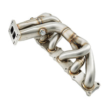 Load image into Gallery viewer, N54 Top Mount T4 T3 Single Turbo Exhaust Manifold for 135i 335i 535i Z4 E90 E91 E92