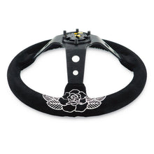 Load image into Gallery viewer, BW Rose Steering Wheel + Hub Adapter Kit For 96-06 Civic Prelude, S2000, Accord, RSX