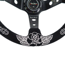 Load image into Gallery viewer, BW Rose 350mm Racing Steering Wheel + Hub Adapter Boss Kit for Civic, Del Sol, Integra